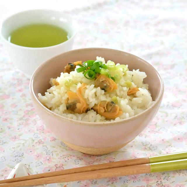 あさりのわさび飯。【むきあさり＋ねりわさび】