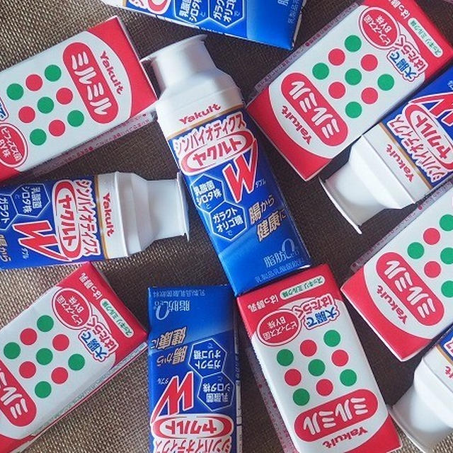 ヤクルトは小腸に、ミルミルは大腸に...あわせ飲みがおススメ！