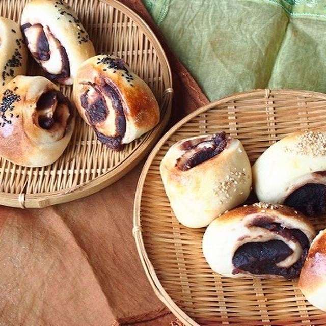 ぐるぐるシナモンあんぱん　８月３１日その２