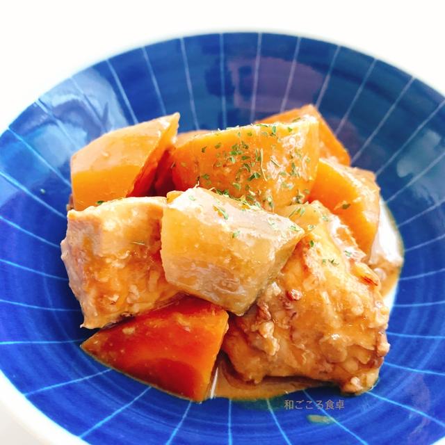 ごぼうと根菜の味噌煮　レシピ　