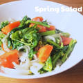 5分でできる春野菜のサラダ