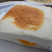 ちゃちゃっとはんぺんチーズ焼き　だししょうゆで