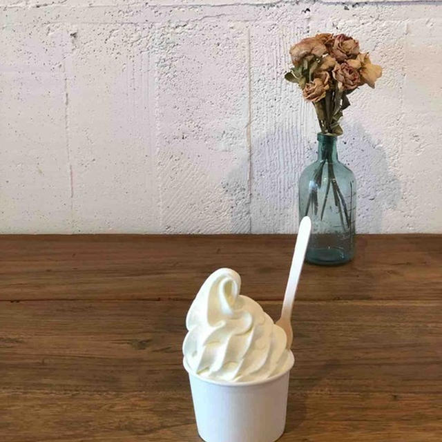 山本牛乳店のソフトクリーム