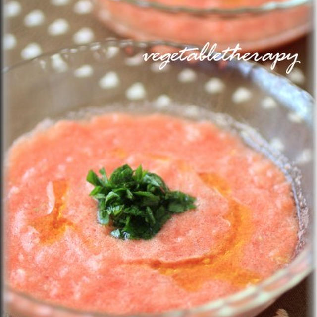 シンプルでさっぱり美味しい あらごし生トマトの冷製スープ By つづみさん レシピブログ 料理ブログのレシピ満載