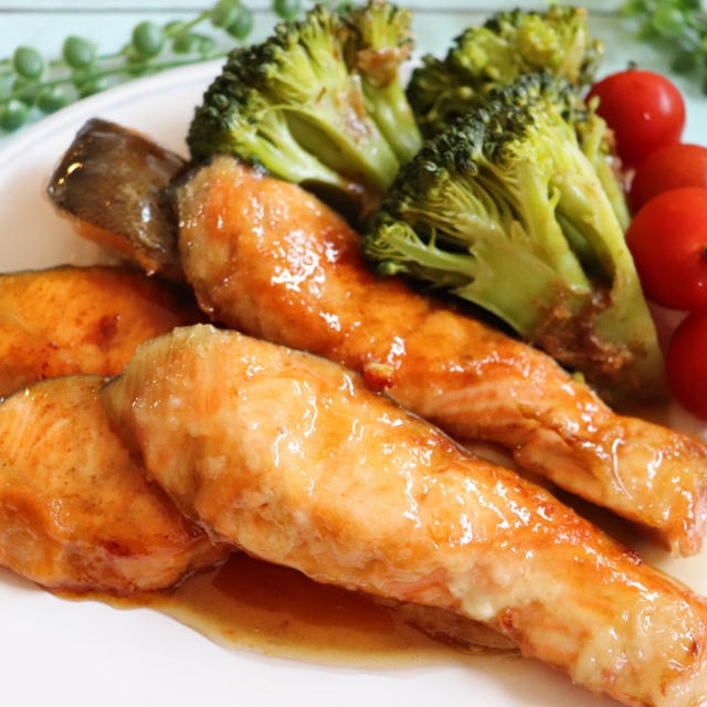 【簡単！魚レシピ】サッパリ美味しい！サーモンの甘酢照り焼き