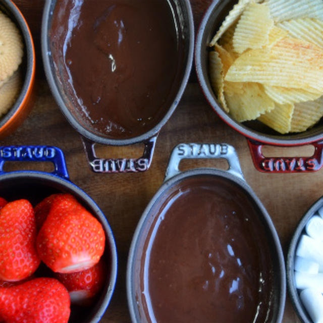 ストウブで「チョコレートフォンデュ」とつくレポお礼♪