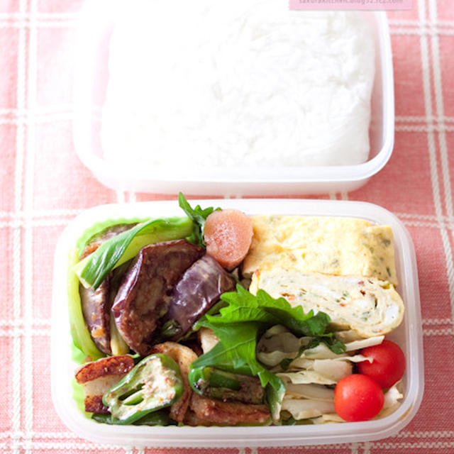 お弁当 真夜中制作 野菜がメインなおかず構成 By さくちゃんさん レシピブログ 料理ブログのレシピ満載