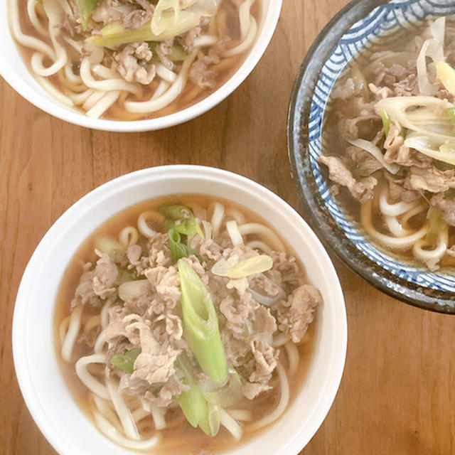 春休みの昼ごはん。（丼と麺）