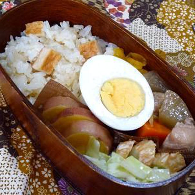 鶏と大根の生姜煮弁当