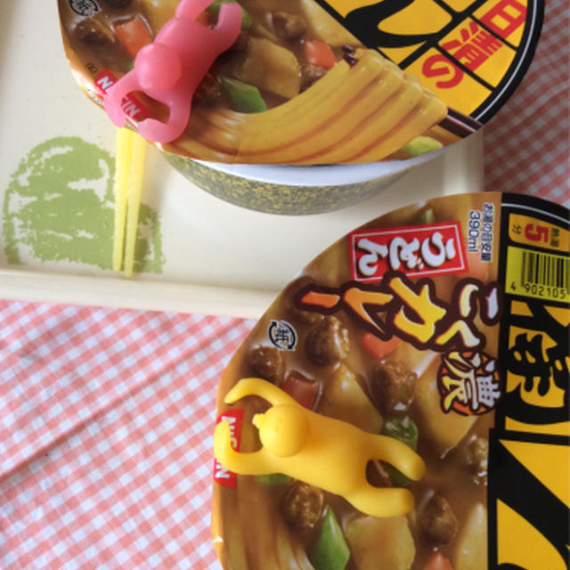 役立っているのか？カップ麺押さえ