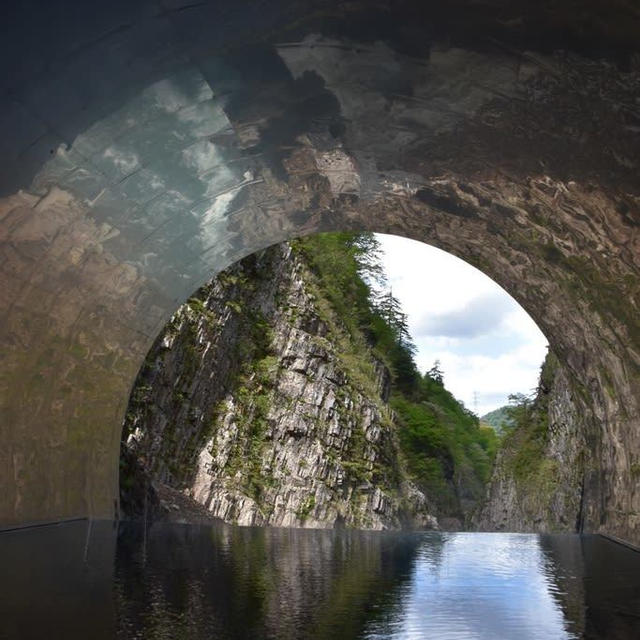 清津峡のトンネルに行きました。2022年5月