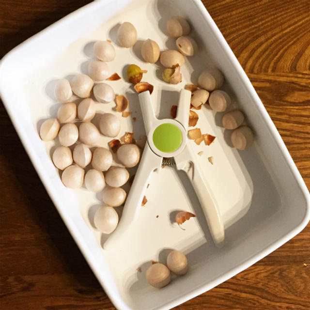 カニとぎんなんのごはん