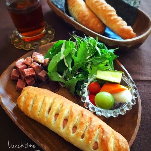 ソーセージフランスとクッペ バターケーキレシピ
