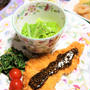 ＊春キャベツの瞬間蒸し＆とんかつで晩御飯＊