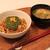 ネバネバ納豆炒飯丼
