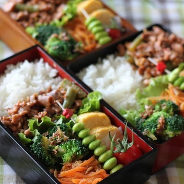 脳だまし　☆　今日のbento＆昨日の晩ご飯♪