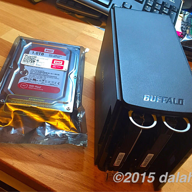 BUFFALOのNASの故障3度目 安定性を誇る「WD Red」へHDD換装