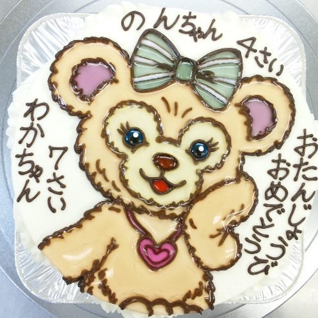 東京ディズニーシーのマスコットキャラ、「シェリーメイ」のイラストケーキ♪