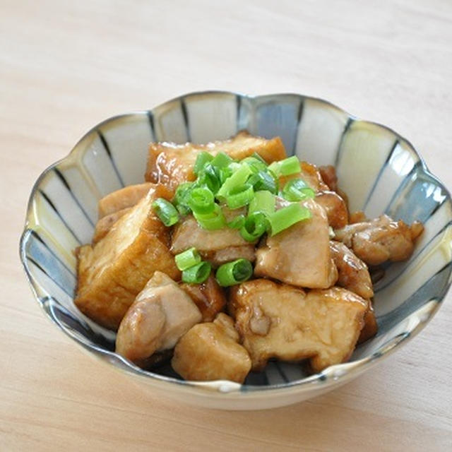 【ストックおかず】鶏肉をちょい足しで旨味アップ！厚揚げの照り焼き