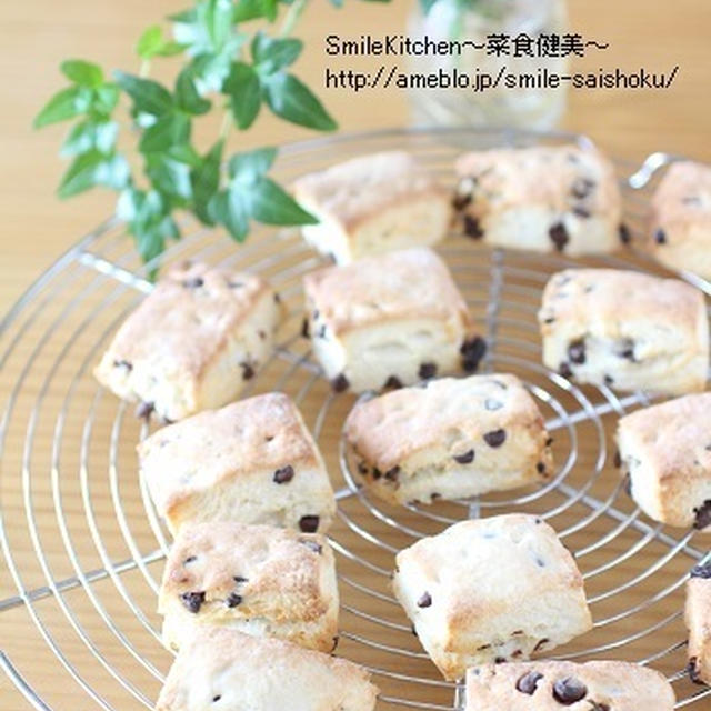 チョコチップ入りビスケット＆朝時間.jpで紹介されてました(^_^;)