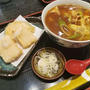 カレー蕎麦にプラスαのランチ！