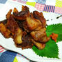 鶏皮の焼き揚げ