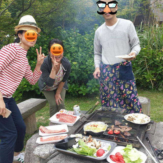 バーベキューに誘われて