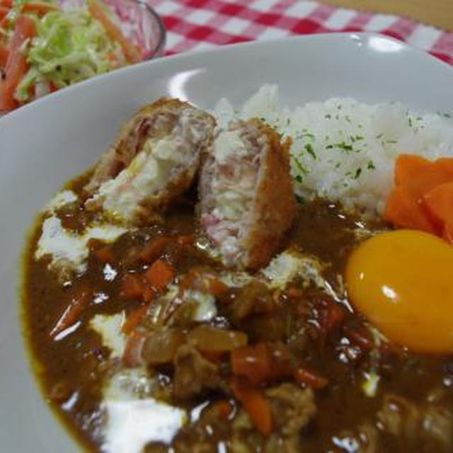 クリームチーズのカツカレー☆