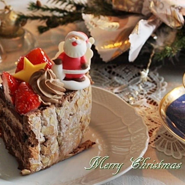 今年のクリスマスケーキ メリークリスマス By Junko さん レシピブログ 料理ブログのレシピ満載