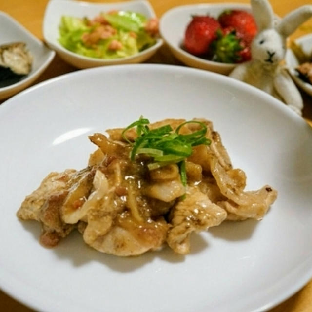 豚肉の梅照り焼き☆