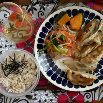 ストレッチのちの夕ご飯♪
