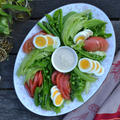 Spring Veggies with Tahini Dressing 春野菜のタヒニドレッシング添え