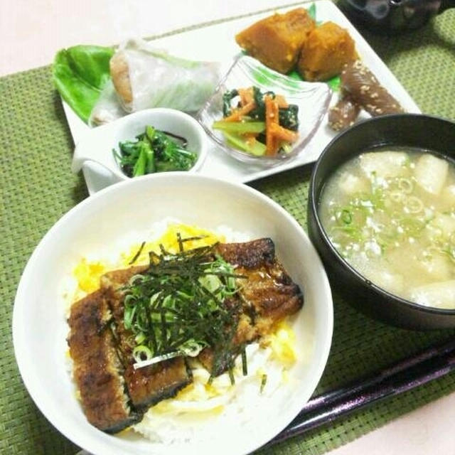 ＊晩ごはん＊～鰻丼 ＆ ひつまぶし～