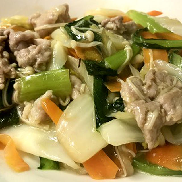 中華風炒め物＆毎年種をとって育てているインゲン♪