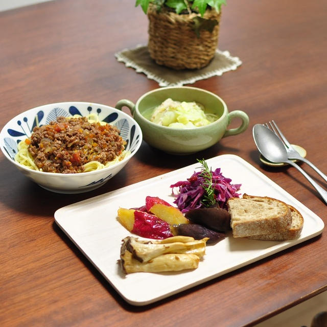 【熟年夫婦の温度差】と昨日の晩ごはんは珍しくパスタ
