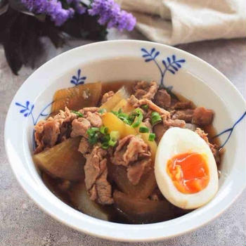 旬の大根たっぷり消費♪豚大根のにんにく醤油煮