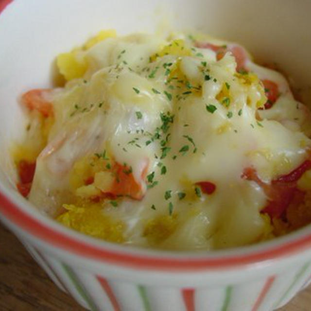 レンジで簡単 じゃがいもとトマトのチーズ焼き By Kun Kさん レシピブログ 料理ブログのレシピ満載