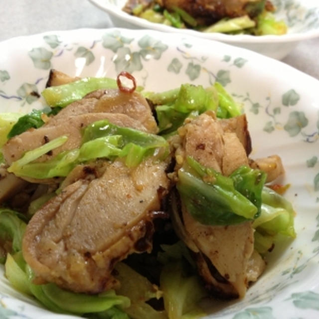 鶏もも肉を焼いて♪