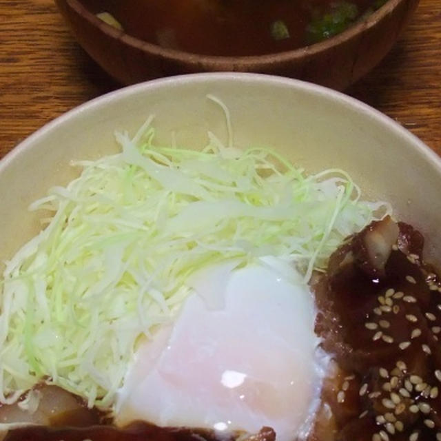 ローソン　まちかど厨房　直火で炙った焼き豚丼