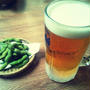 お昼ビールの背徳感(*´艸｀)と通り雨…