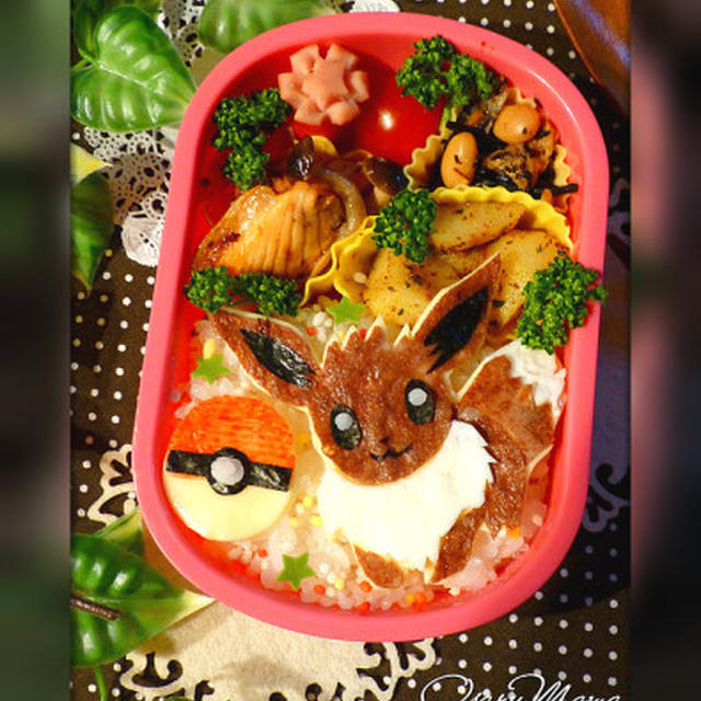 ☆ポケモン☆イーブイのお弁当＆ようやく新調したよん(≧∀≦)これ！！