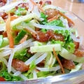 カリカリウインナーと塩麹で簡単☆タップリ野菜サラダ