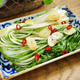 まるごとちゅるちゅる！【水菜のピリ辛浅漬け】
