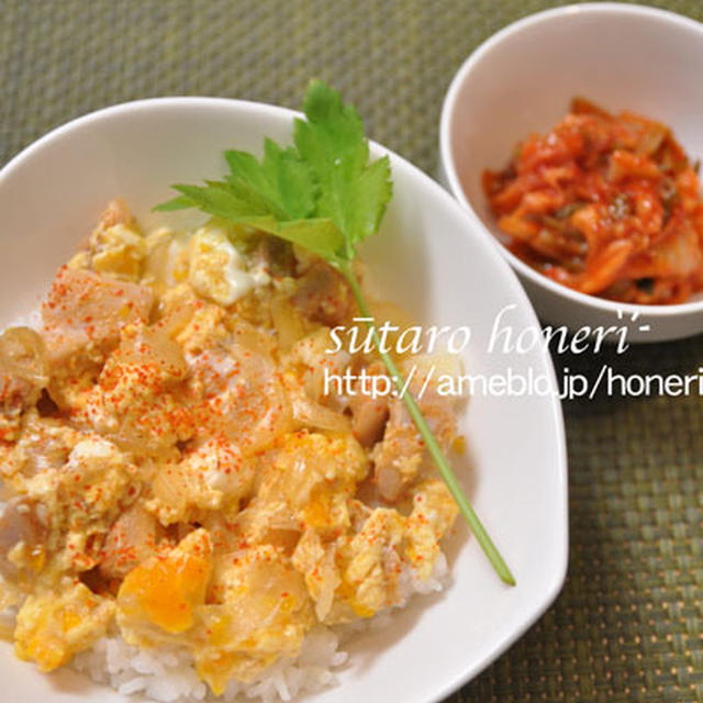 ☆ ピリ辛親子丼、ドレッシング、タレ