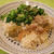 鶏と搾菜の炊き込みごはん。