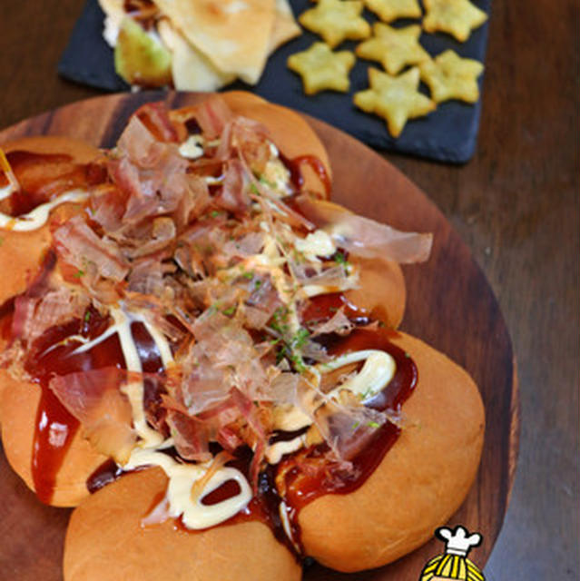 いちごはんKIDSコースはたこ焼きパン！！