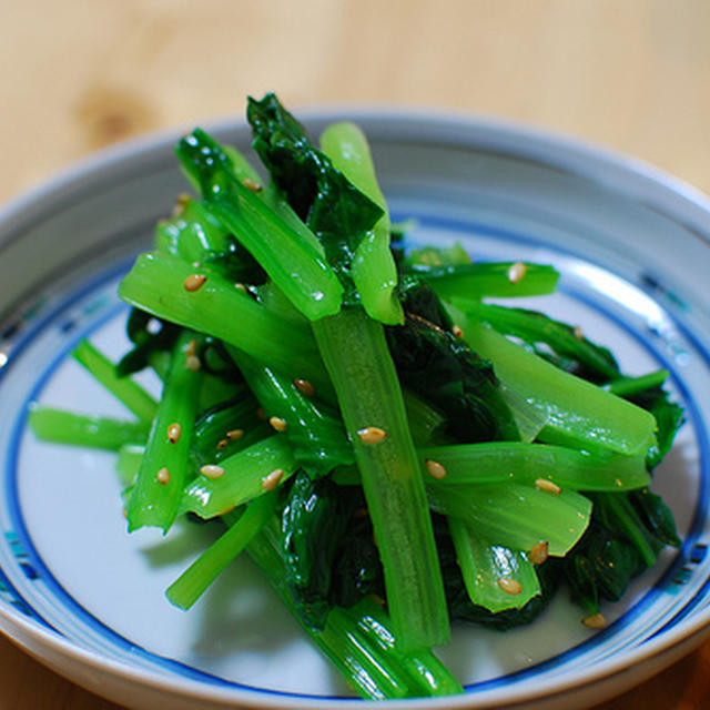 [料理]小松菜のナムル