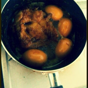 鶏モモの角煮