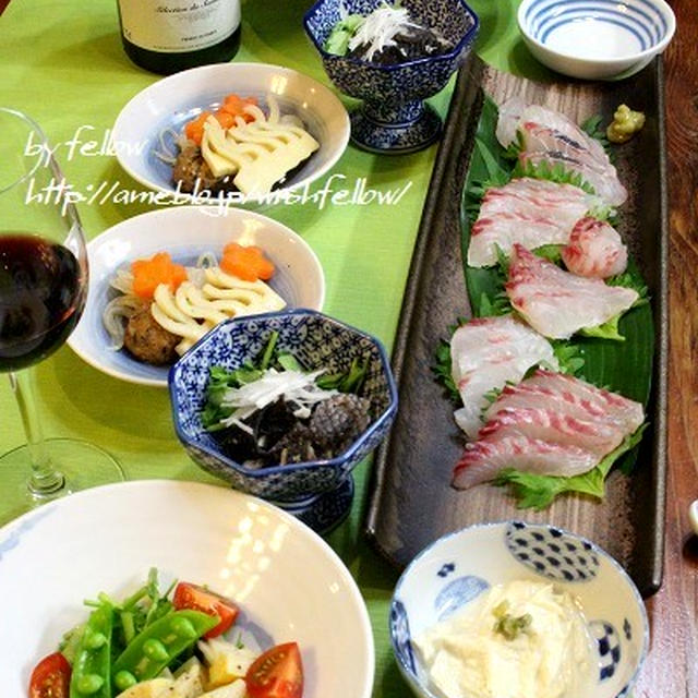 ◆久しぶりの五目釣り～釣り立てメジナでおうちごはん♪～緩やか糖質制限中