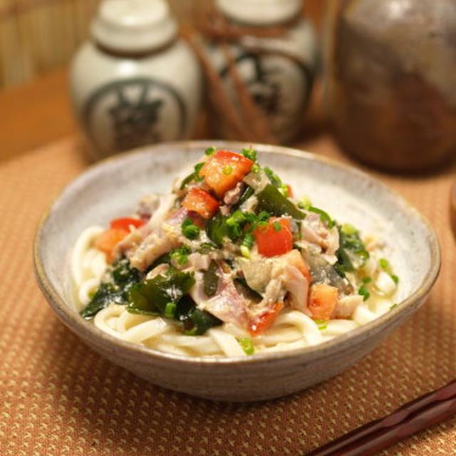 あじと大根の冷や汁風うどん、年明けうどんが大ブームだそうです。